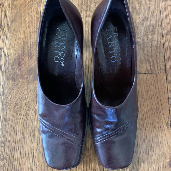 Franco Sarto - women’s leather heels / shoes (Size 6) - Picture 3 of 4